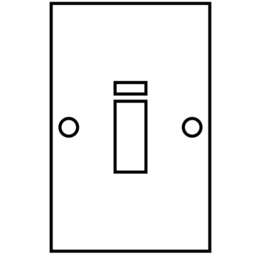 Flat Brass Cooker Switch With