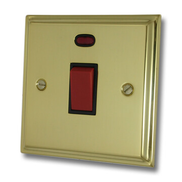 Deco Polished Single Single Cooker Switch