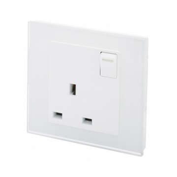 00165 Single socket white PG
