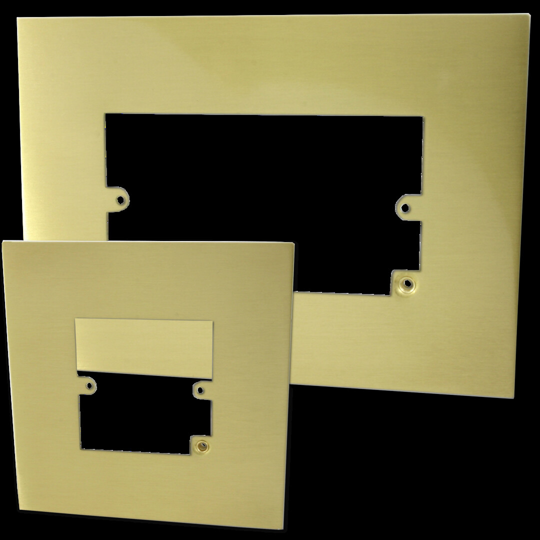 Satin Brass Sockets and Switches from Socket Store