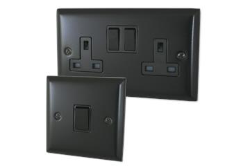 Spectrum Black Sockets and Switches