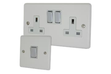Contour White Sockets and Switches