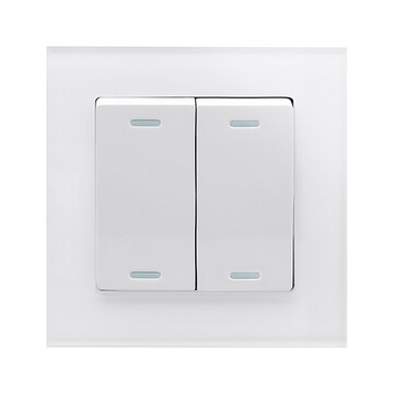 RETROTOUCH ENOCEAN SMART SWITCH WHITE GLASS