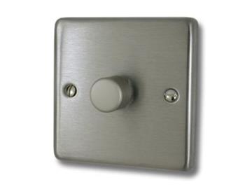 Brushed Steel LED Dimmers
