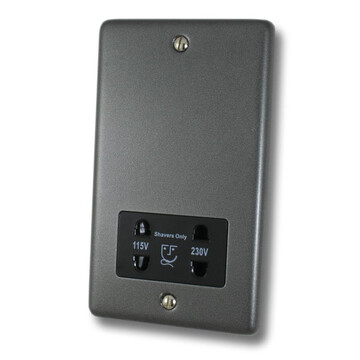 Pewter Shaver Sockets