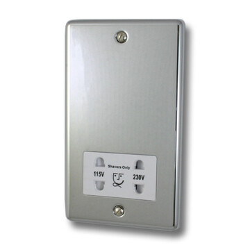 Chrome Shaver Sockets