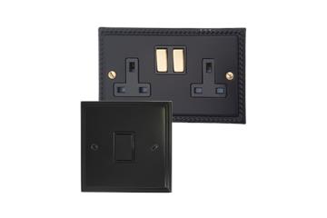 Black Sockets and Switches-Black Category