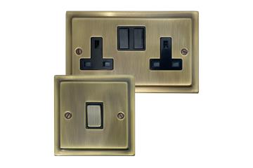 Light Antique Brass Sockets and Switches-TLAB Cat Image