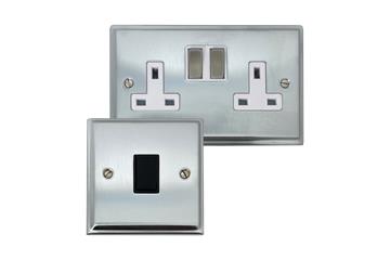 Deco Brushed Chrome Socket and Switches-DSC cat image