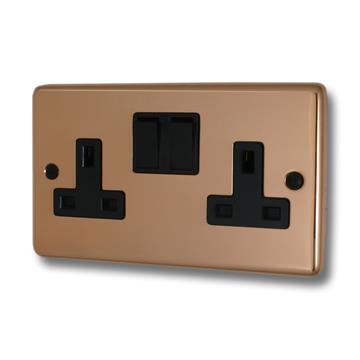 Black and Copper Sockets