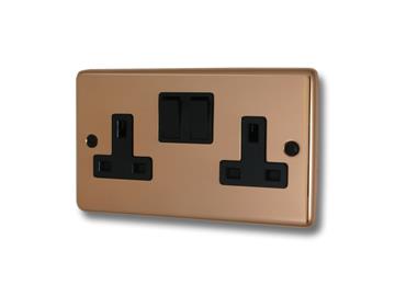 Black and Copper Sockets