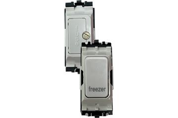 White Grid Switch Inserts-White grid switches