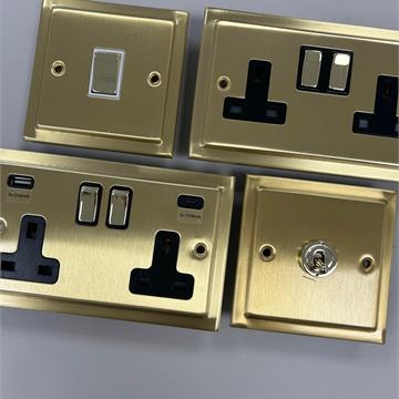 Victorian Satin Brass