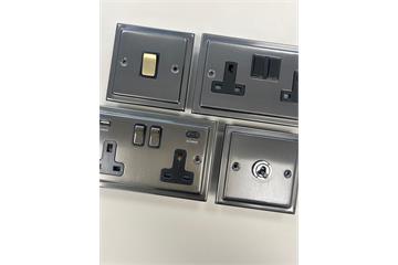 Victorian Black Bronze Sockets and Switches