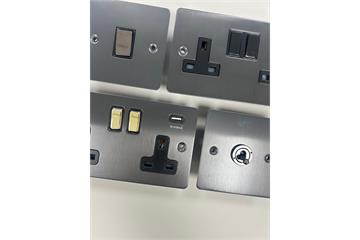 Flat Black Bronze Sockets and Switches