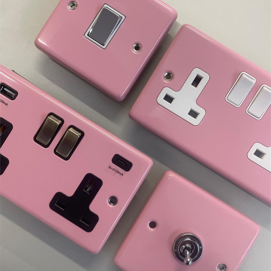 Coloured Sockets and Switches from Socket Store
