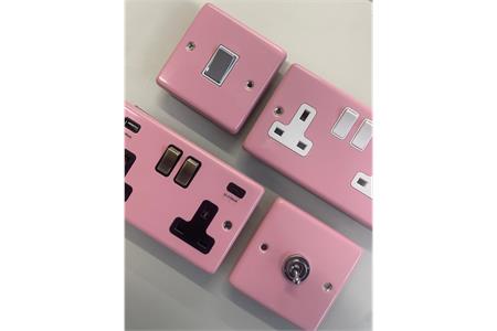 Pink Sockets and Switches from Socket Store