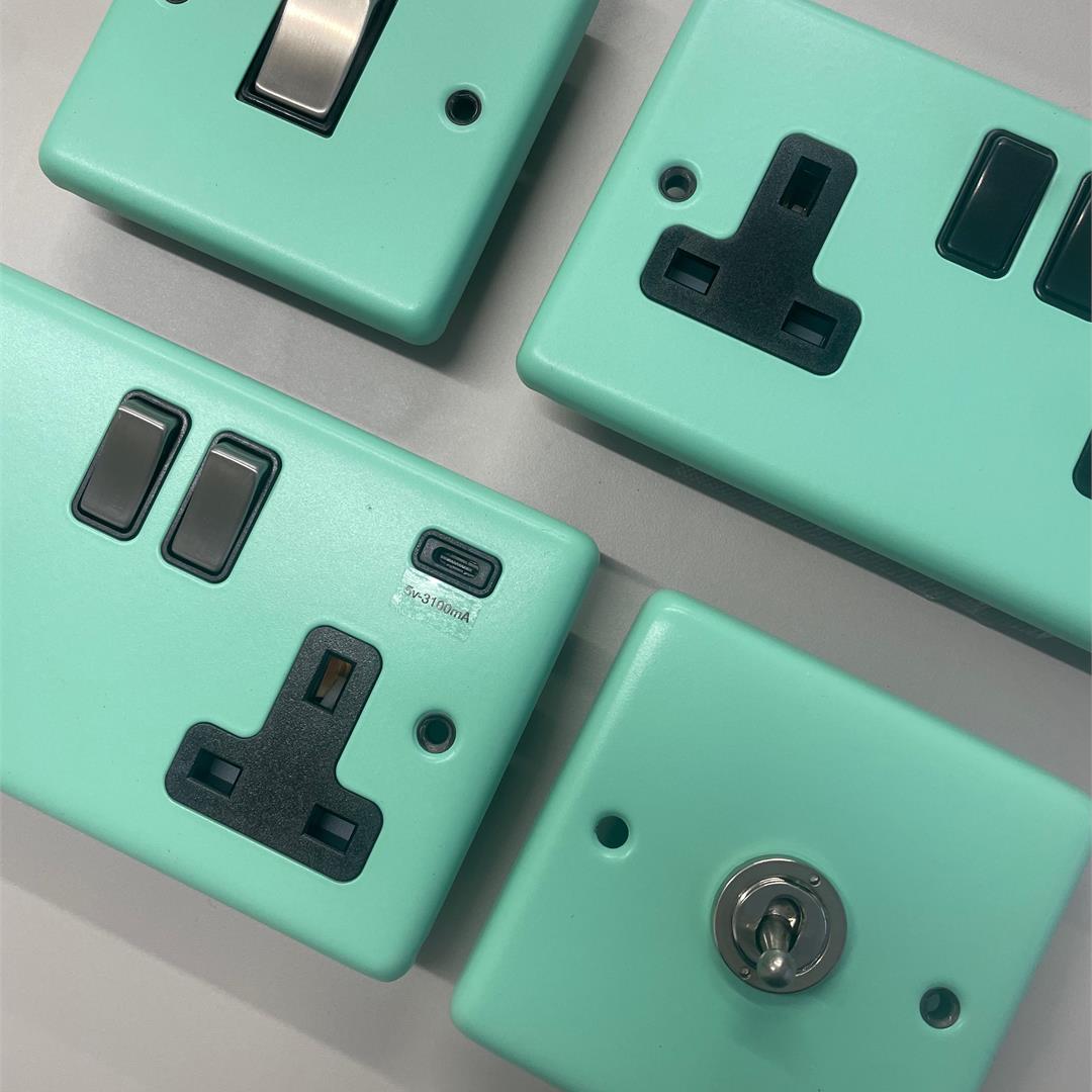 Coloured Sockets and Switches from Socket Store