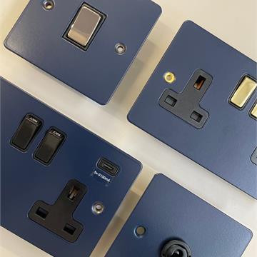 Flat Blue from G&H Electrical Accessories