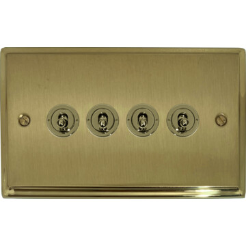 mixed brass toggle switch (4 gang) front 160525