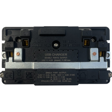 victorian medium bronze double socket (2 gang/usb-c) back bc0625