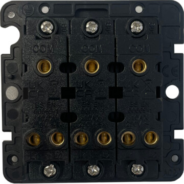 contour light grey light switch (3 gang/black insert/ metal switch) back bc0625