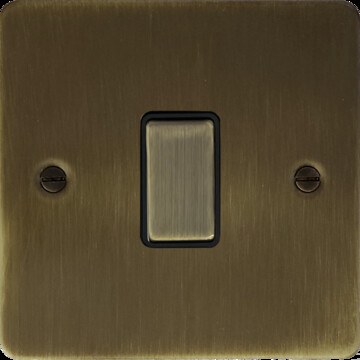 Flat Antique Brass Intermediate Switch