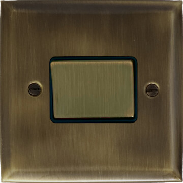 spectrum antique brass fan isolator switch (brass switch) front fc0825