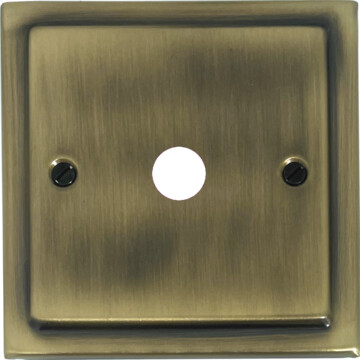 victorian light antique brass toggle grid plate (1 gang) front fc0825
