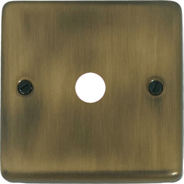 contour light antique brass toggle grid plate (1 gang) front fc0825
