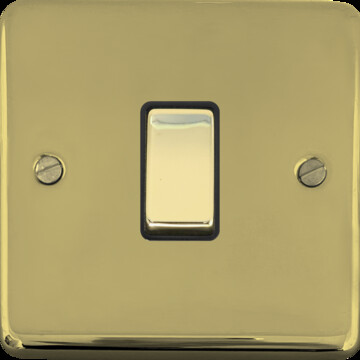 Contour Polished Brass Intermediate Switch (Brass Switch)