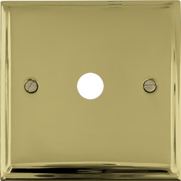 deco polished brass toggle grid plate (1 gang) front fc0825
