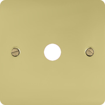 flat polished brass unlacquered toggle grid plate (1 gang) front fc0825
