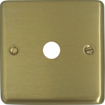 contour satin brass toggle grid plate (1 gang) front fc0825