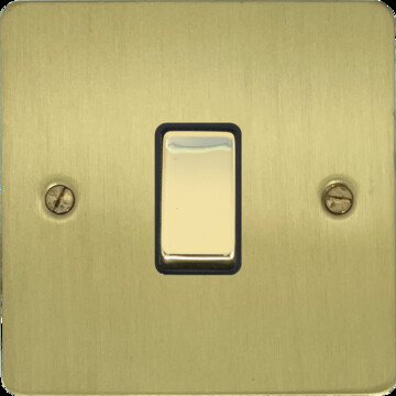 Flat Satin Brass Intermediate Switch