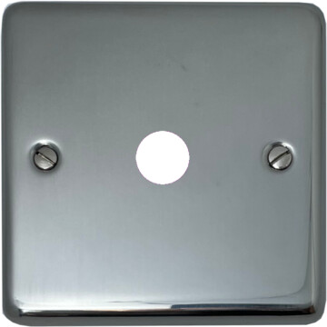 contour polished steel toggle grid plate (1 gang) front fc0825