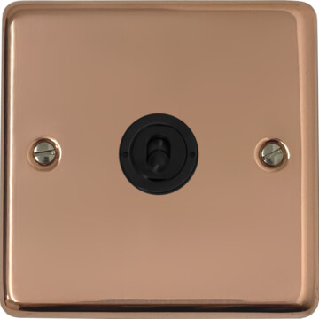 contour copper toggle switch (1 gang) front fc0825