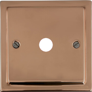 victorian copper toggle grid plate (1 gang) front fc0825