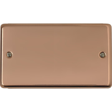 contour copper hand waxed double blank plate front fc0825