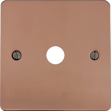 flat copper hand waxed toggle grid plate (1 gang) front fc0825