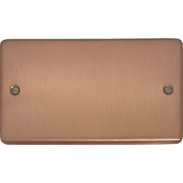 rose gold double blank plate front fc0825