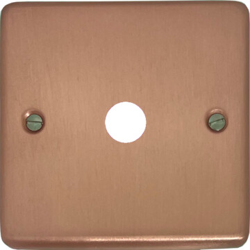 rose gold toggle grid plate (1 gang) front fc0825