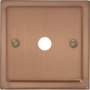 victorian rose gold toggle grid plate (1 gang) front fc0825