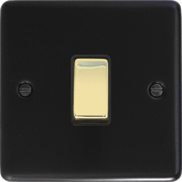 matt black intermediate switch (brass switch) front fc0825