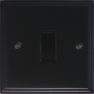 Victorian Matt Black Intermediate Switch