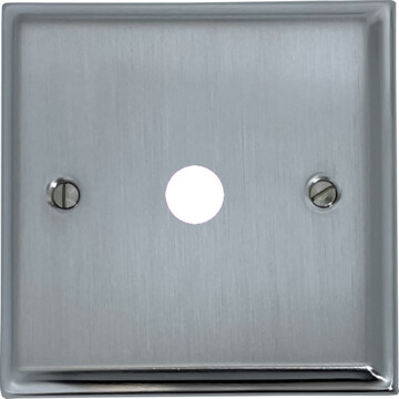 deco satin chrome toggle grid plate (1 gang) front fc0825
