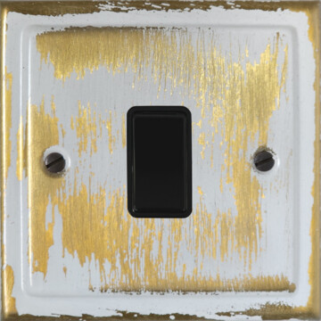 trimline dover bronze light switch (1 gang) front fc0825