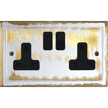trimline dover bronze double socket front fc0825