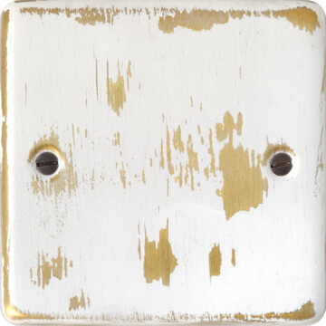 contour dover bronze single blank plate front fc0825