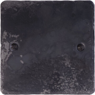 flat rustic single blank plate front fc0825